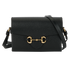 Horsebit 1955 Flap Shoulder Bag, £750, Handbags, Black, Leather, Front view